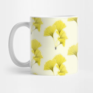 Ginkgo Biloba pattern Mug